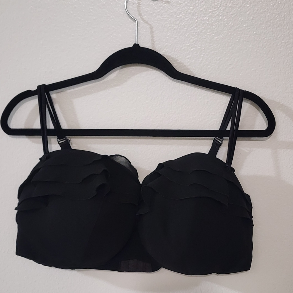 Cacique Black Layered Bra 44DDD